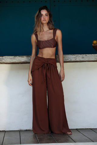 Biquíni Amália Zebra Marrom